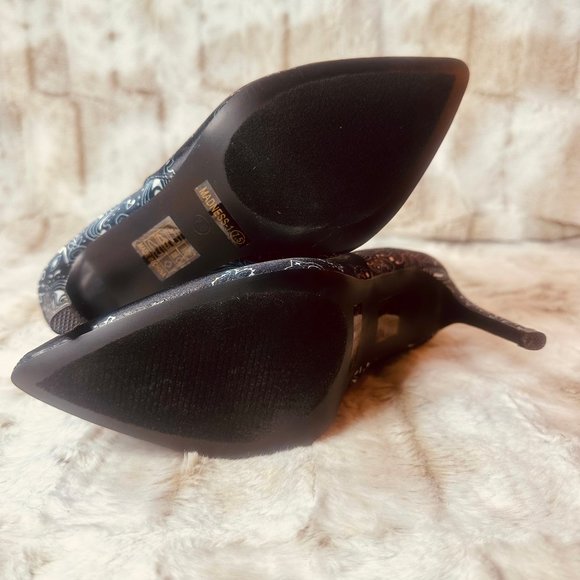 Mata Shoes Black Bandana 4" High Heel Ankle Boot - Picture 7 of 7